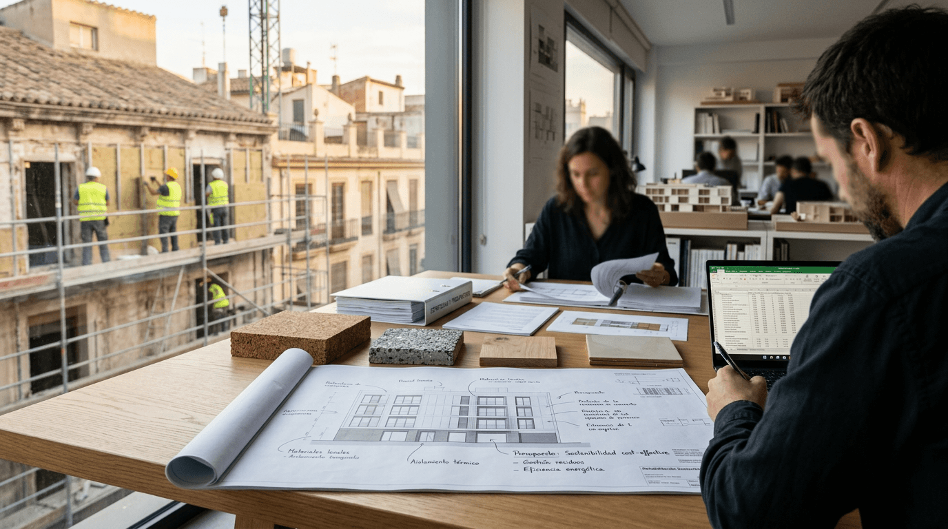 Estrategias para soluciones sostenibles en presupuestos de obra